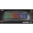 Trust Billentyűzet Gamer - GXT 830-RW Avonn