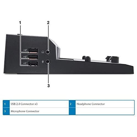 Dell E-Port Model K07A Docking Station