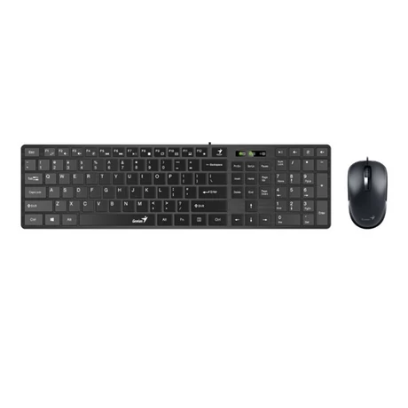 Genius Billentyűzet/Egér Kit - SlimStar C126 (Vezetékes)