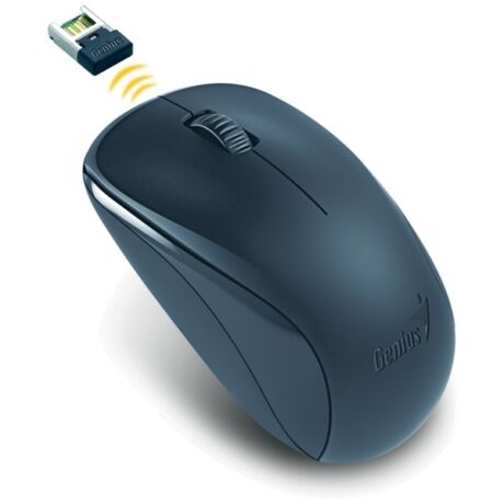 Genius Egér - NX-7000 (Vezeték nélküli, USB, 3 gomb, 1200 DPI, BlueEye, fehér)