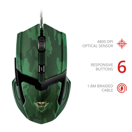 Trust  GXT 101C Gav Jungle Gamer Egér