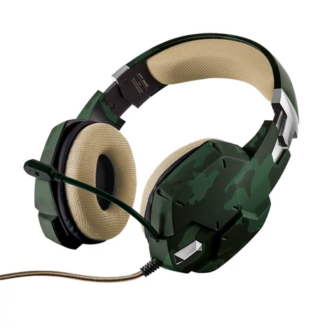 Trust Fejhallgató - GXT 322C Carus Jungle camo