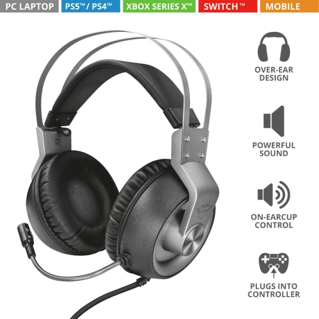 Trust Fejhallgató - GXT 433 Pylo