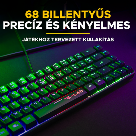 The G-Lab 2 in 1 COMBO HYDROGEN Gamer Billentyűzet + Egér